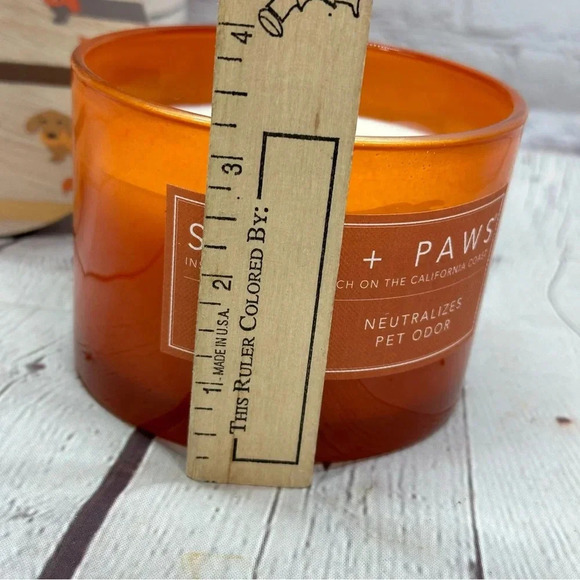 Sand + paws apple cider candle with dachshunds doxies NWT - Picture 4 of 4